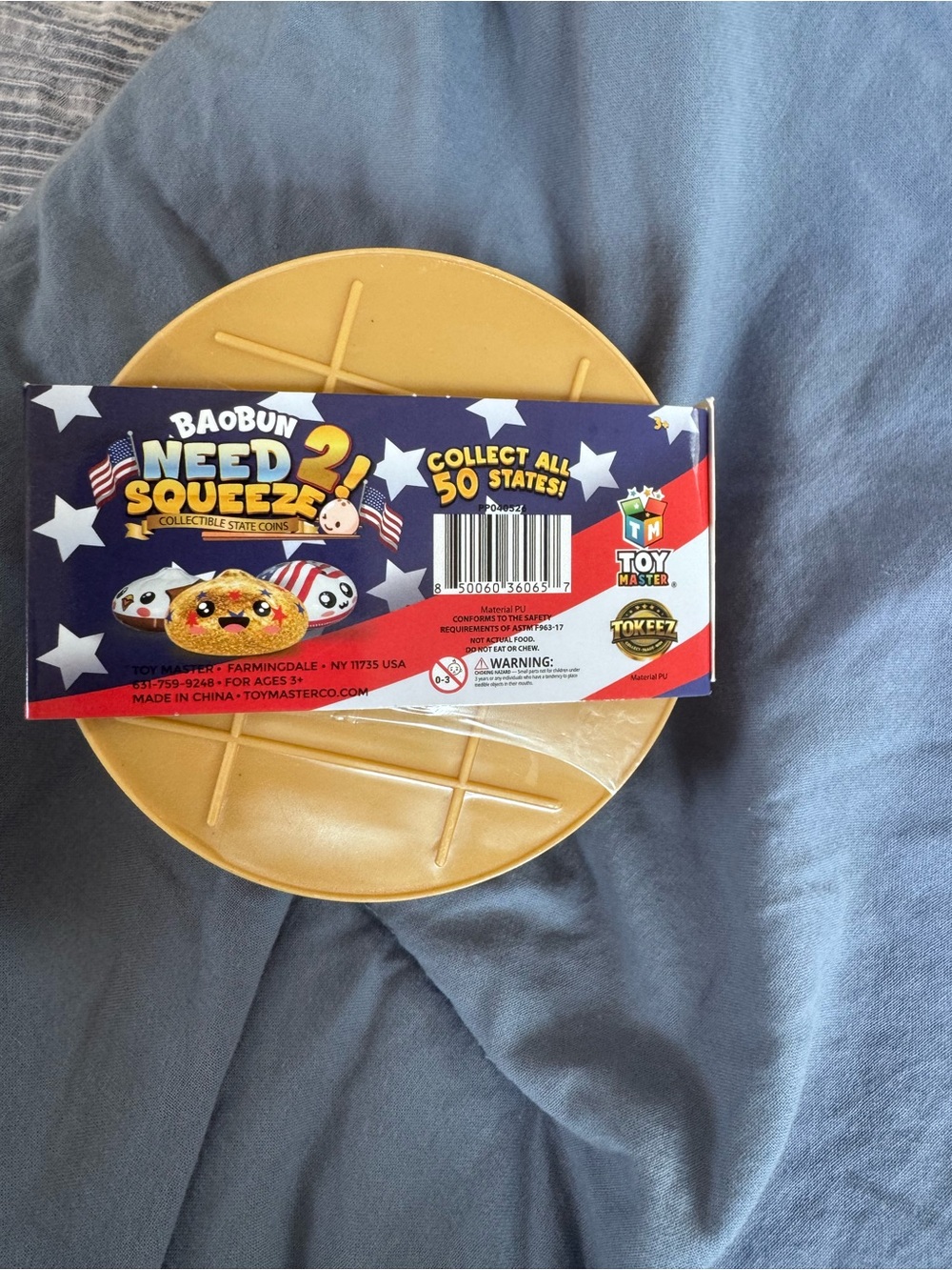 America 250  Fourth of July Dumpling Squeeze Collectible State Coin slow rise - Picture 2 of 3